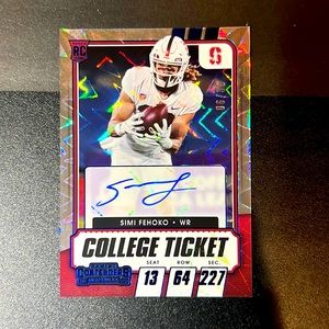 Simi Fehoko Autographed Prizm